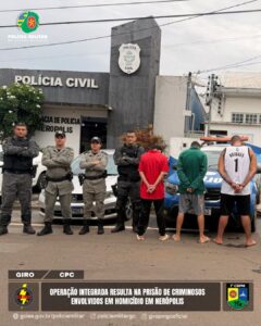 Operação integrada da PMGO prende três suspeitos de duplo homicídio em Nerópolis
