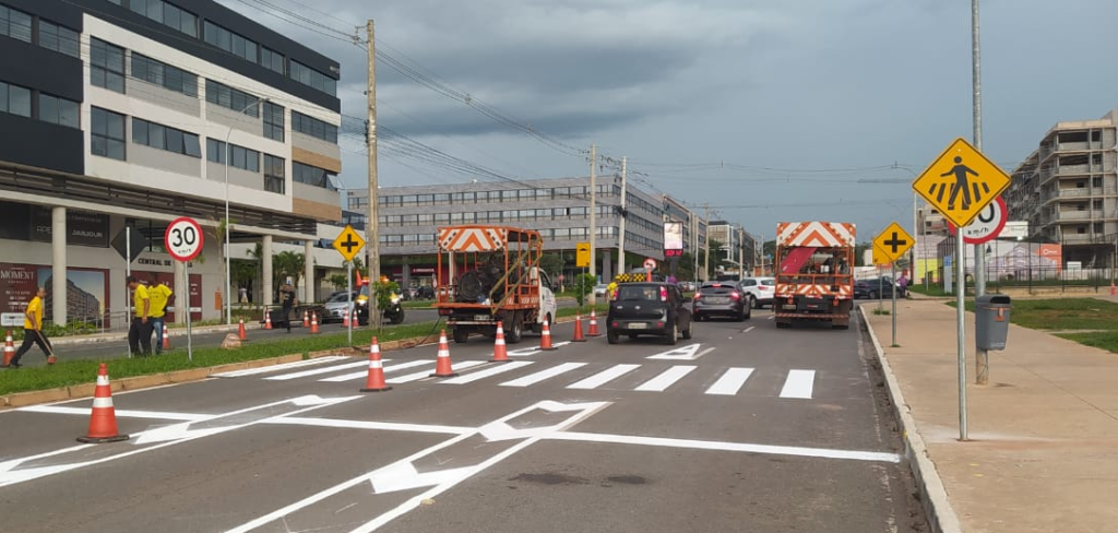 Detran-DF intensifica ações de engenharia para segurança viária em 2025