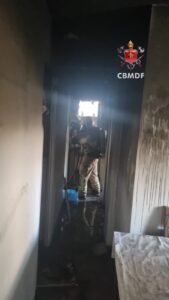 Incêndio em apartamento provoca evacuação de prédio no Guará II