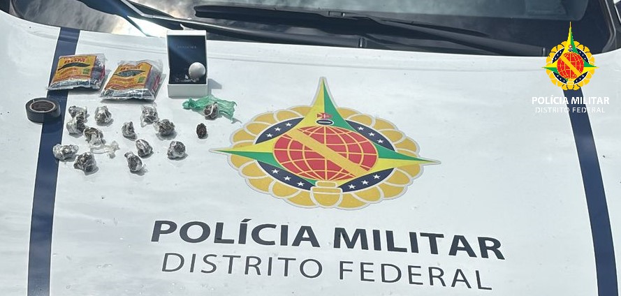 Suspeito de tráfico é preso em Ceilândia após engolir cápsulas com drogas