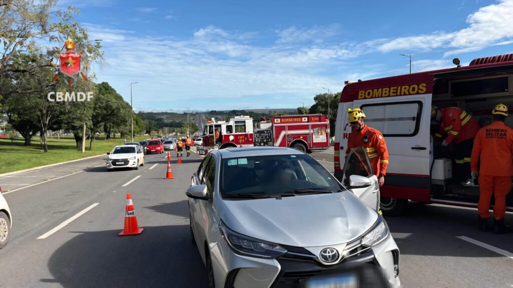 Mulher é atropelada na Asa Norte