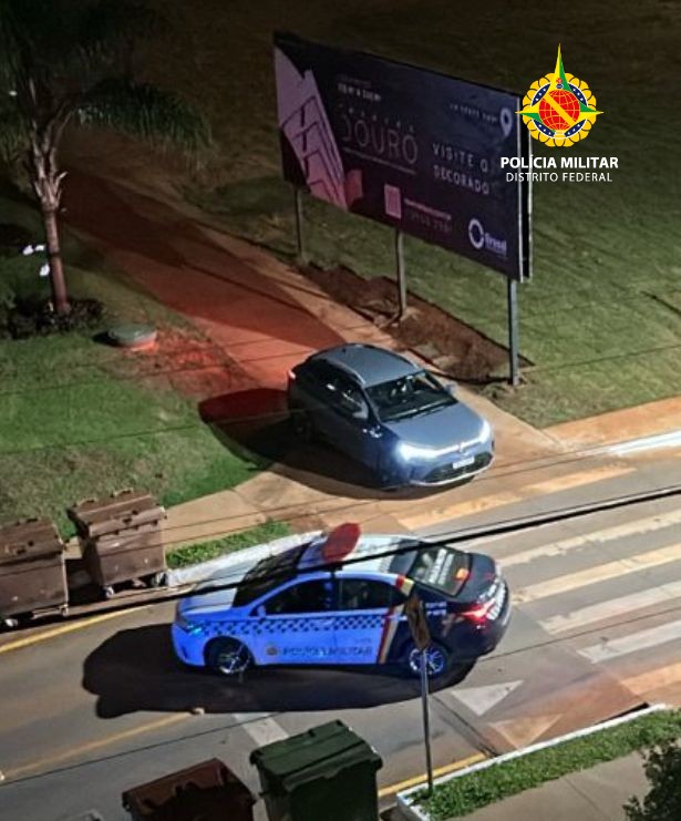 Homem é preso em flagrante ao furtar placas de grama no Noroeste