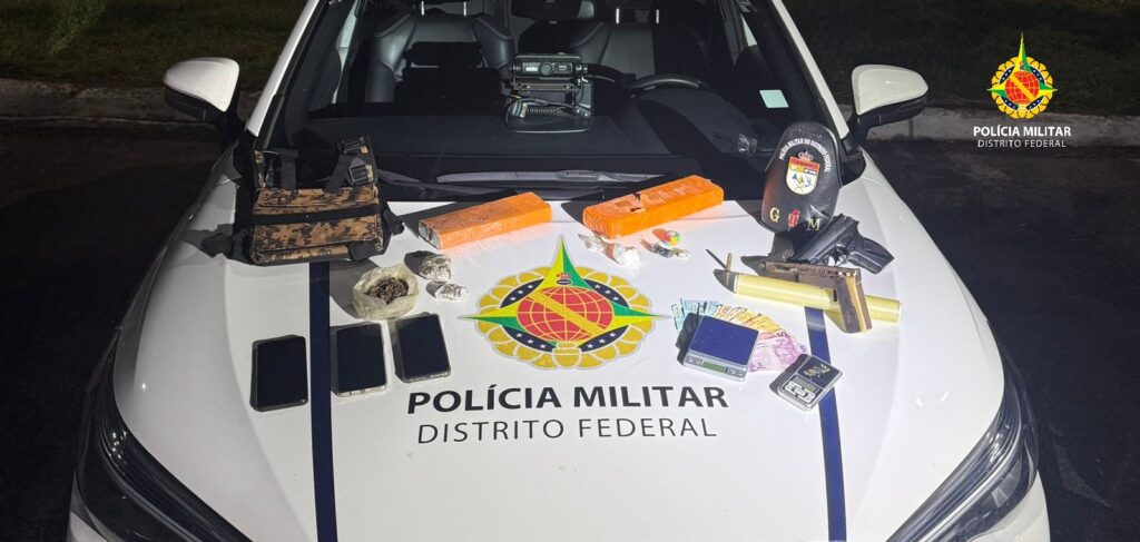 PMDF prende dois homens e descobre ponto de tráfico no Paranoá Park