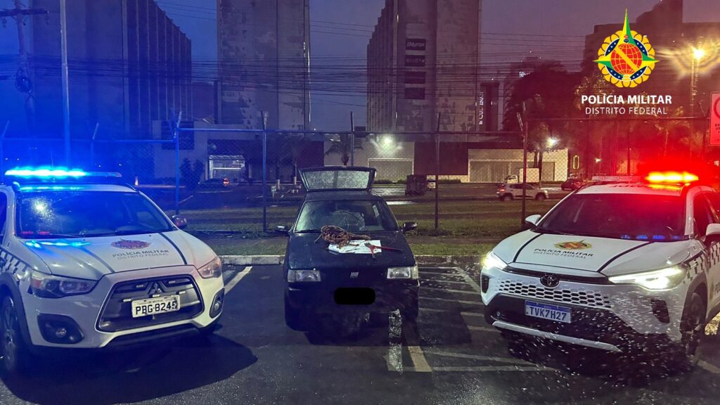 PMDF prende três suspeitos por tentativa de furto de cabos no Sudoeste