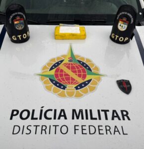 Homem é preso com tablete de cocaína na DF-250, no Itapoã