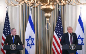 Trump comenta reunião com Netanyahu: ‘nada de definitivo foi alcançado’