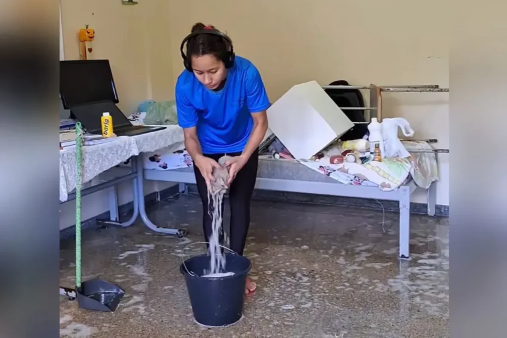 Em vídeos, aluna mostra como é a rotina na moradia estudantil da UFG