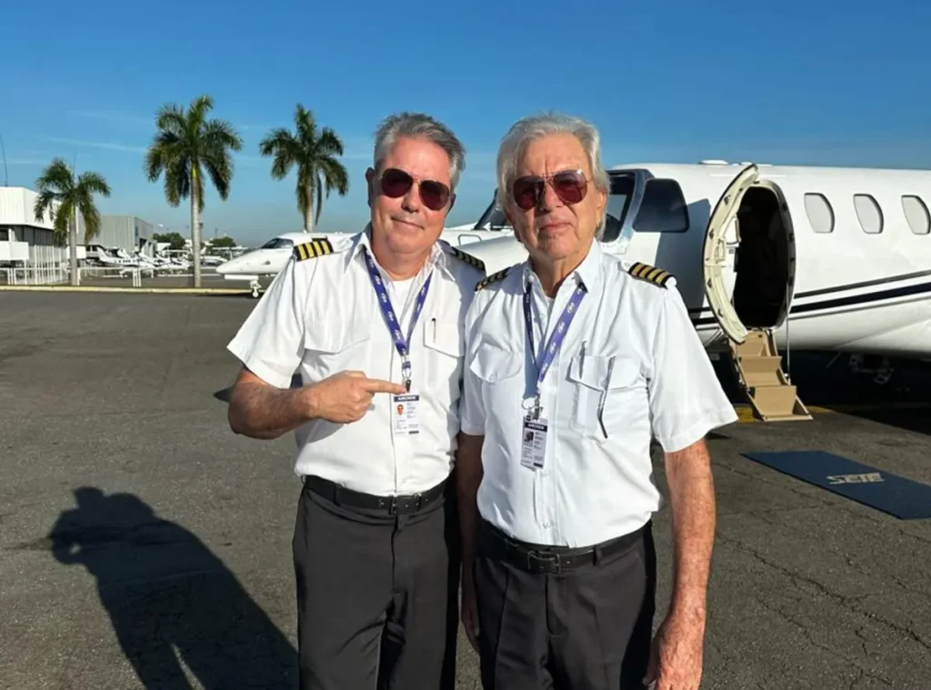 Com 100 anos de carreira somados, irmãos pilotos mantêm legado do pai em Goiânia