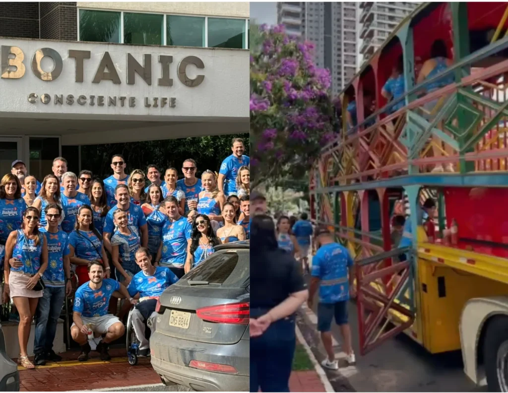 Grupo de amigos aluga Carreta Furacão para ir a bloquinho em Goiânia; assista