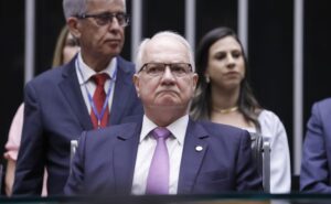 Destinada a inaugurar a 4ª Sessão Legislativa Ordinária da 57ª Legislatura. Ministro do Supremo Tribunal Federal do Brasil, Edson Fachin.