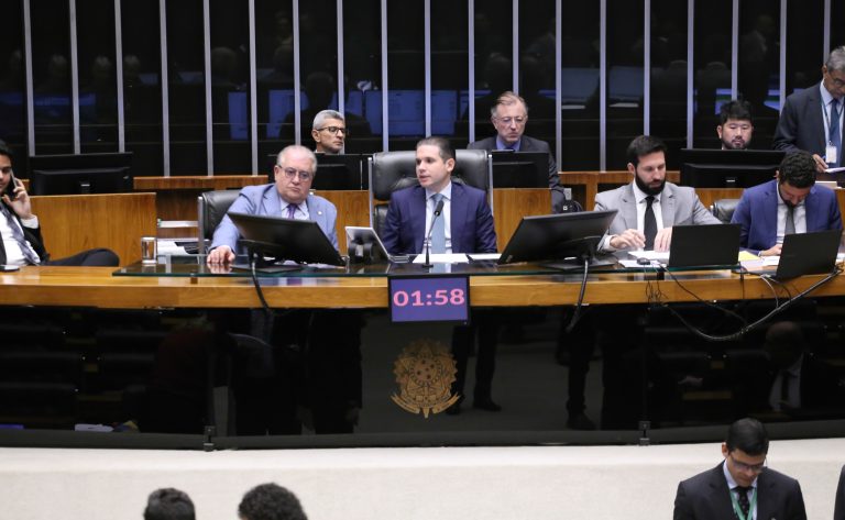 Sessão para a votação de propostas legislativas. Presidente da Câmara dos Deputados, Hugo Motta (REPUBLICANOS - PB)