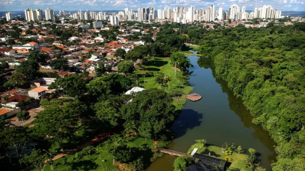 Vista aérea de Goiânia (Foto: Prefeitura de Goiânia)