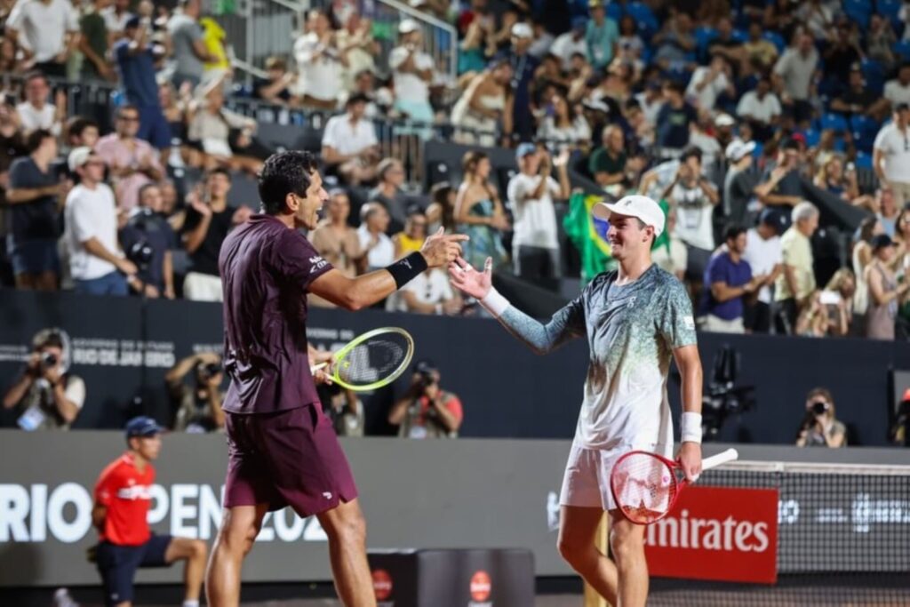 Rio Open: João Fonseca e Marcelo Melo vencem argentinos e vão à semi - destaque galeria