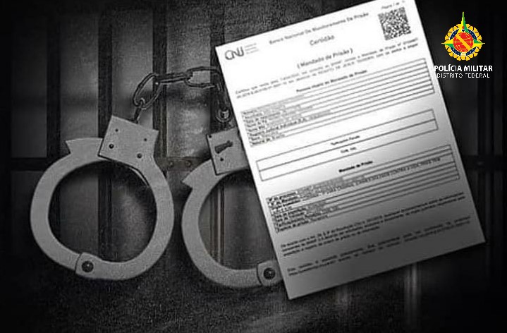 Foragido da Justiça é preso pela PMDF no Recanto das Emas