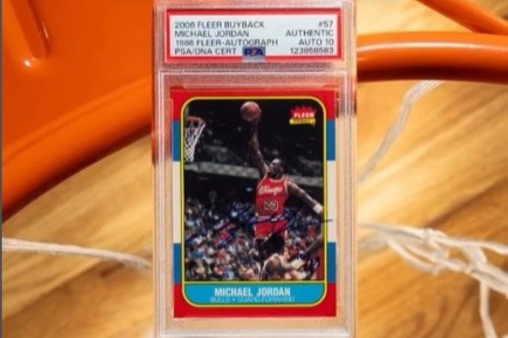 Card autografado por Michael Jordan é arrematado por valor milionário - destaque galeria