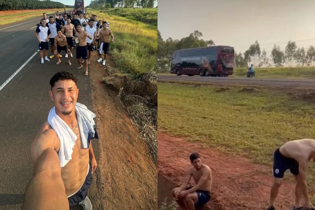 Foto colorida de jogadores do 2 de mayo - metrópoles