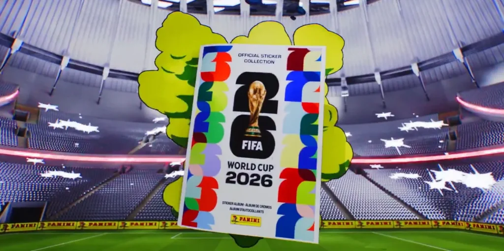 álbum da Copa do Mundo para tomar dinheiro de vítimas