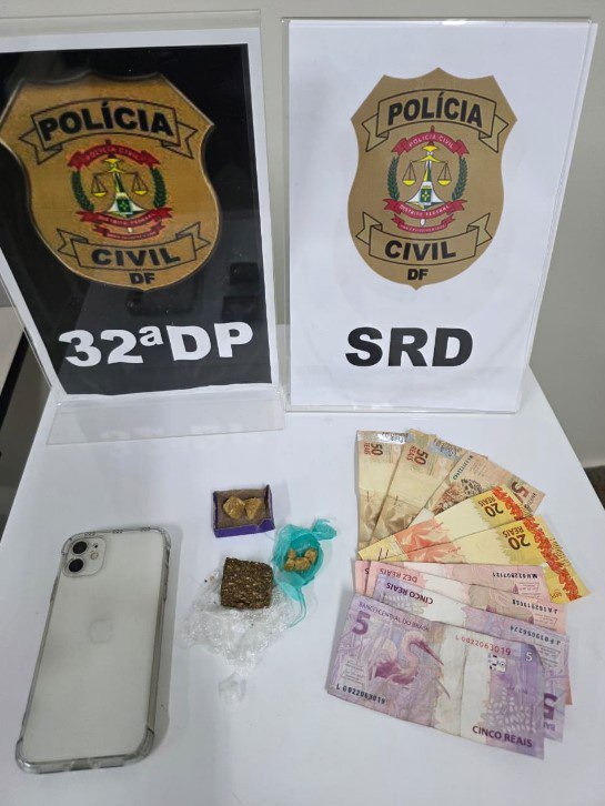PCDF prende homem em flagrante por tráfico de drogas em Samambaia Sul