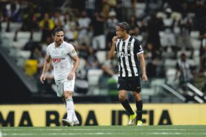 Imagem colorida da partida entre Atlético-MG x América-MG