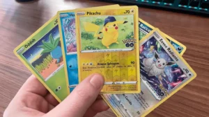 Foto da carta de Pokémon mais rara vendida por milhões