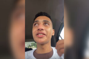 Jovem baleado tem recepção calorosa após alta