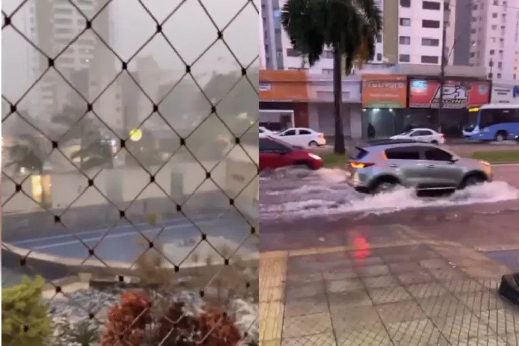 ‘Cê besta, sô’: chuva em Goiânia surpreende leitor do Mais Goiás