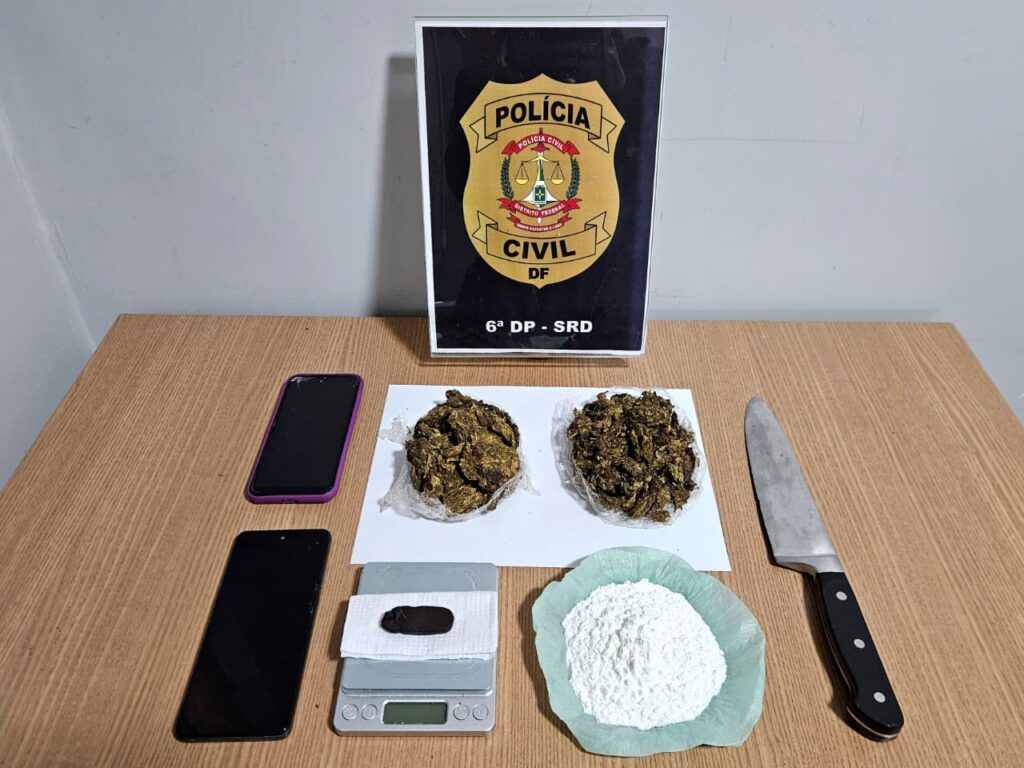 Homem é preso após esfaquear vítima em frente a restaurante comunitário no DF