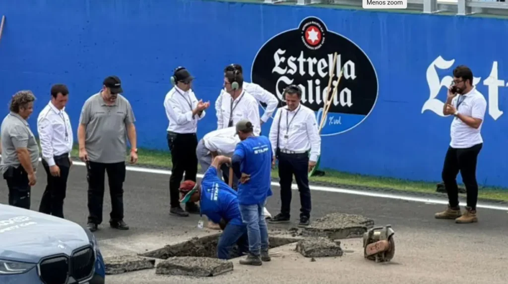 causas de buraco que atrasou programação em Goiânia