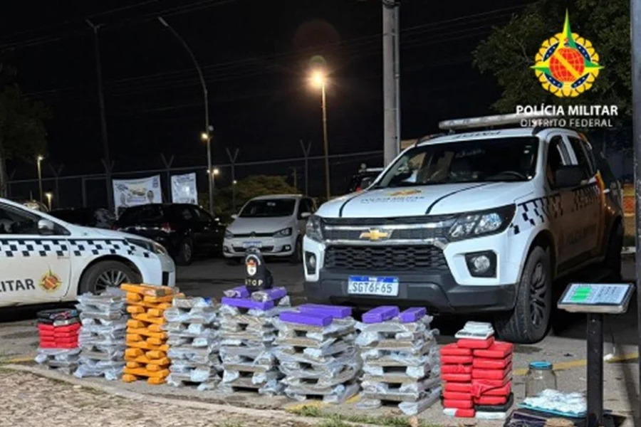 Drogas avaliadas em R$ 1 milhão são apreendidas no Recanto das Emas