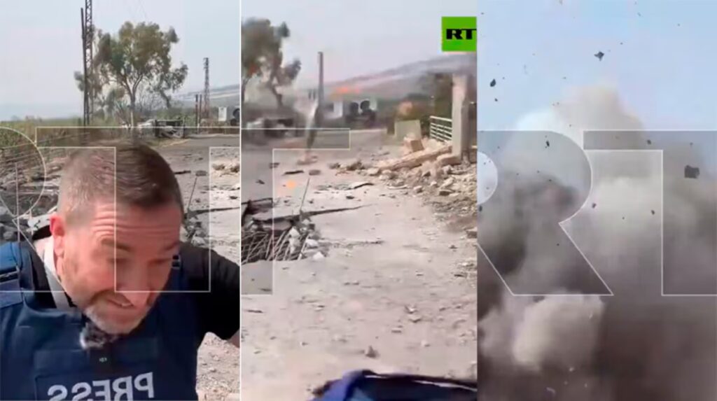 Conflito no sul do Líbano deixa dois jornalistas russos feridos