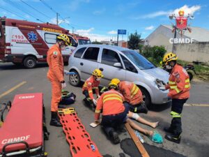 Criança é atropelada no Riacho Fundo II e levada ao hospital