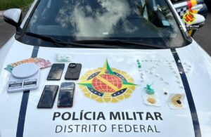 PMDF prende suspeito por tráfico e apreende drogas em distribuidora de bebidas em Ceilândia