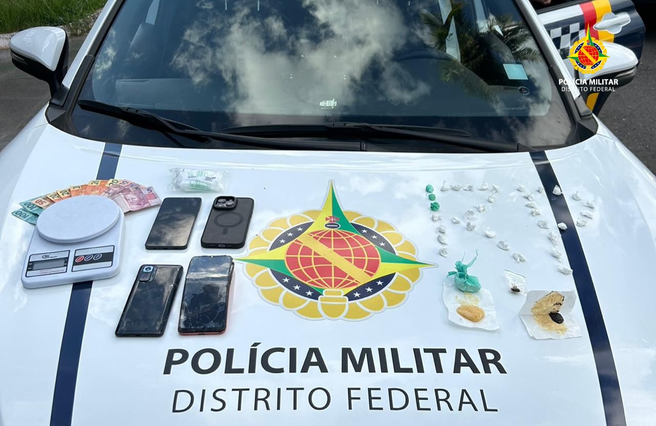 PMDF prende suspeito por tráfico e apreende drogas em distribuidora de bebidas em Ceilândia