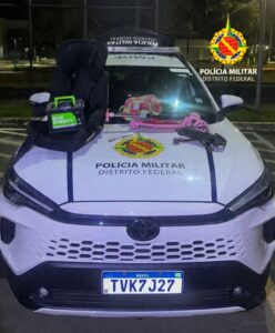 Homem é preso em flagrante após tentativa de arrombamento de carro na Asa Norte