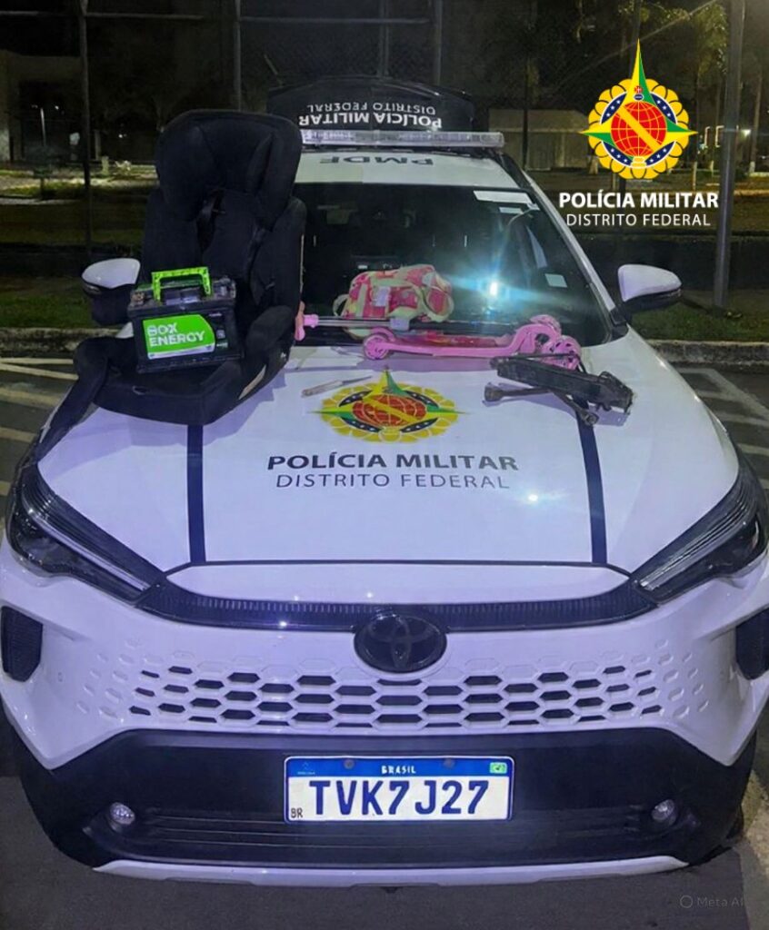 Homem é preso em flagrante após tentativa de arrombamento de carro na Asa Norte