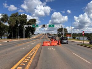 Faixa da Ponte Honestino Guimarães será interditada para obras nesta sexta