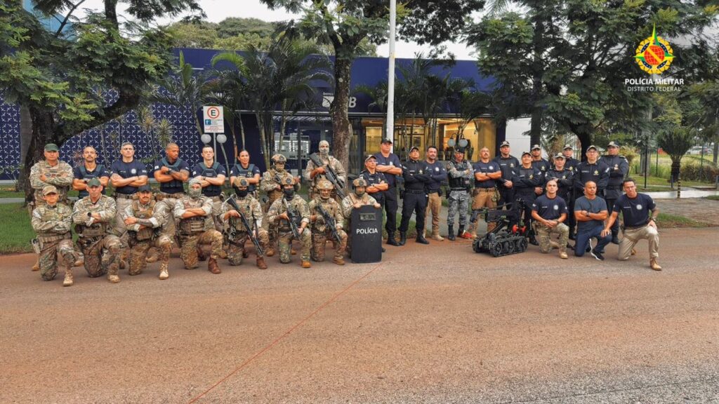 Simulação de crise em agência bancária mobiliza BOPE e reforça preparo da PMDF