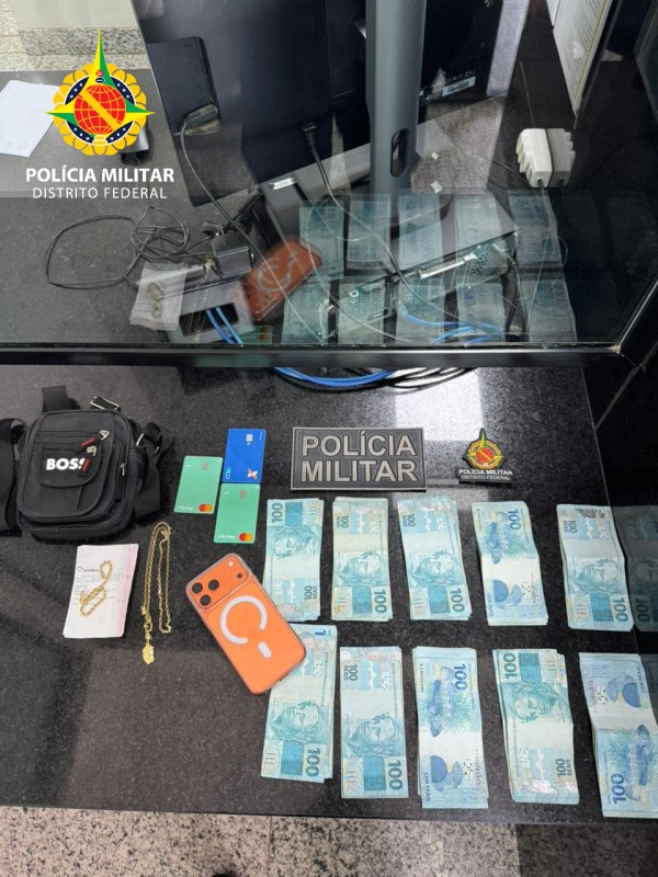 Homem é detido após realizar depósitos suspeitos em banco de Sobradinho