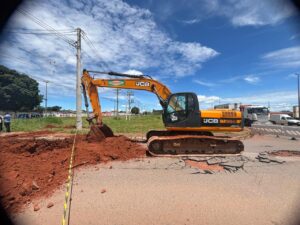 Força-tarefa em Ceilândia remove detritos após chuvas intensas