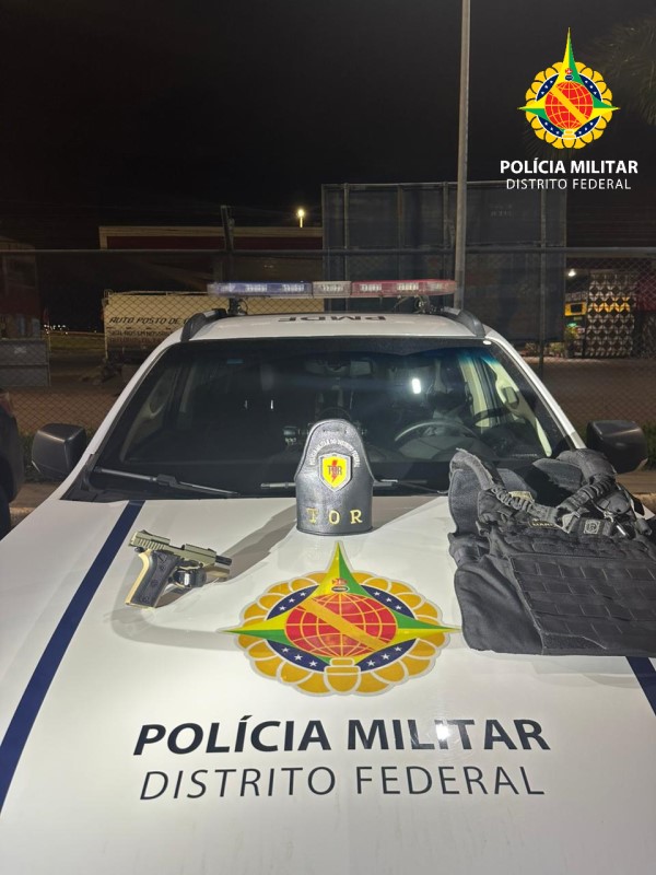 Homem com pistola e munições é preso durante operação