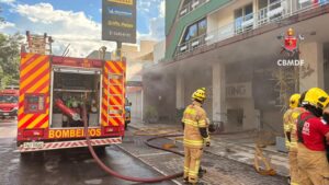 Princípio de incêndio leva evacuação de prédio na Asa Sul