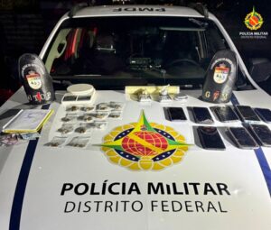 Trio é preso por tráfico de drogas no Itapoã