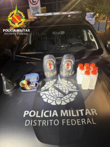 Dupla é presa por tráfico de drogas após abordagem da ROTAM no Recanto das Emas