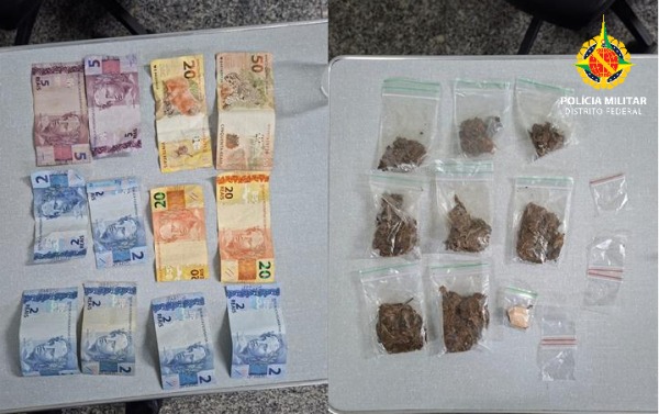 Homem é preso por tráfico e outro detido por porte de drogas no Recanto das Emas