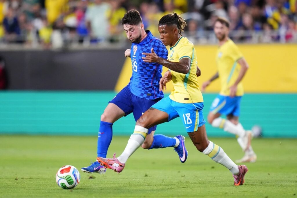 Brasil joga contra a Croácia em amistoso nos EUA; acompanhe