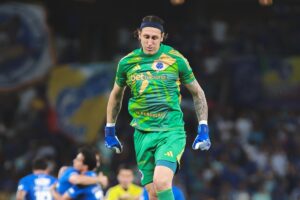 Imagem colorida do goleiro Cássio, do Cruzeiro