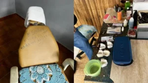 Objetos e equipamentos apreendidos - (Foto: reprodução/PC)