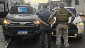 Batedor preso pela PM - (Foto: divulgação/COD)