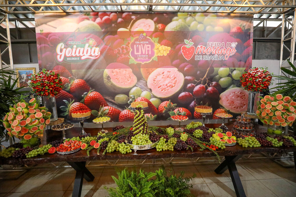 Lançamento oficial das feiras da Goiaba, Uva e Morango de 2026 no DF