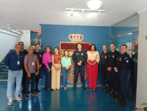 PMDF recebe pró-reitora da UnDF para ampliar cooperação acadêmica